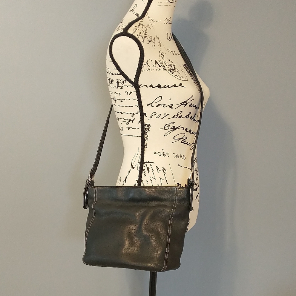 Tignanello Leather Bucket Bag